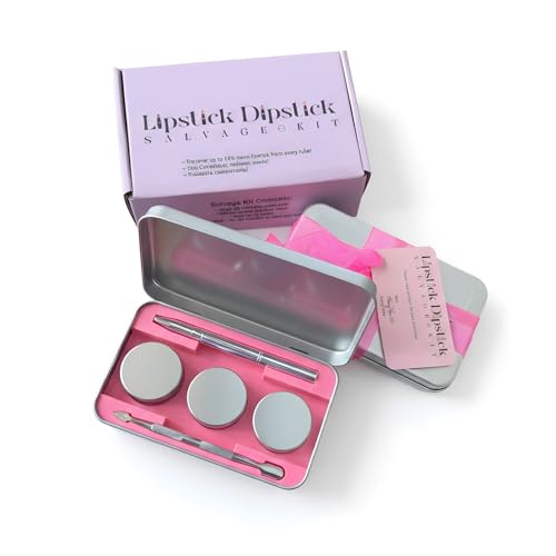 Lipstick Dipstick¢â Salvage Kit- Lipstick Saver Tool: Retrieve & Reapply The Last of Your Favorite Product? Tube Content Extractor and Applicator Kit