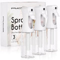 Continuous Spray Bottle - Ultra Fine Mist for Hair, Plants, and Cleaning (3 Pack, 6.8 OZ)