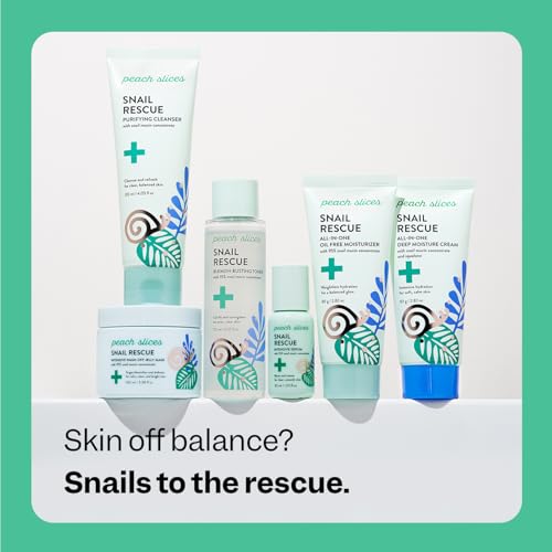 Peach Slices Snail Mucin Rescue Blemish Toner 4.05 oz
