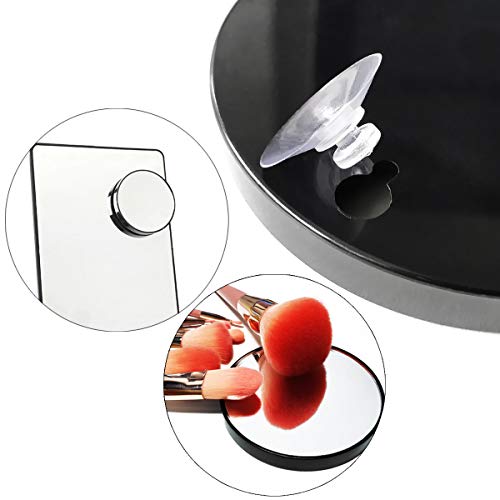 10X Magnifying Makeup Mirror with Suction Cups - 3.46" Diameter