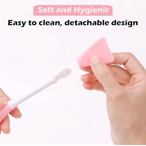 RamPula Silicone Face Mask Brush Set - Blue & Pink Flexible Makeup & Skincare Applicators