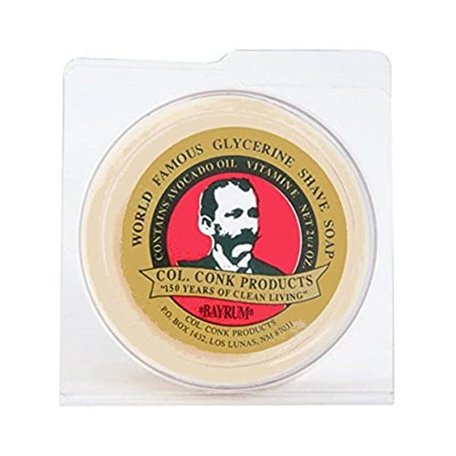 Col. Conk Shave Soap 2.25 Ounces (Variety 4 Pack)