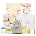 Sympathy Gift Baskets for Women, Care Package for Grieving Friend, Get Well Soon Gift Basket Thinking of You for Women Her Mom Sister Wife Girlfriend Best Friend Grandma Coworker (White)