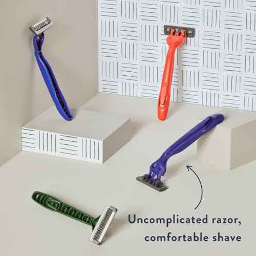 Harry's Disposable Razors for Men - 12 Count - 3-Blade Men's Razors for Travel and On-the-Go Convenience