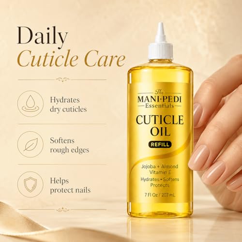 Professional Cuticle Oil Refill – Nourishing Nail Care with Jojoba & Almond Oil