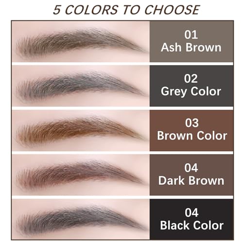 Waterproof Eyebrow Pencil with Spoolie Brush - Micro Tip