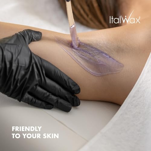 Italwax Top Line Orchid Hard Wax Beads 1.65 lb (750 g) ? Transparent Fast-Setting Jelly Wax with Floral Fragrance for Bikini & Underarms, Strong Grip, Professional Use ? Made in Italy