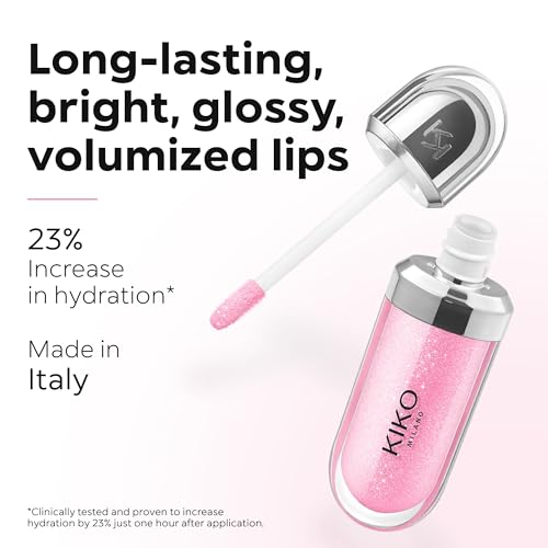 KIKO Milano 3D Hydra Lip Gloss – Non-Sticky, Plumping
