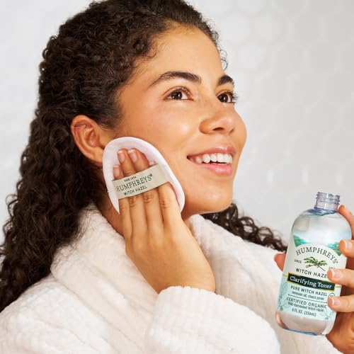 Humphreys Witch Hazel Clarifying Toner | USDA Organic | 8 Fl Oz