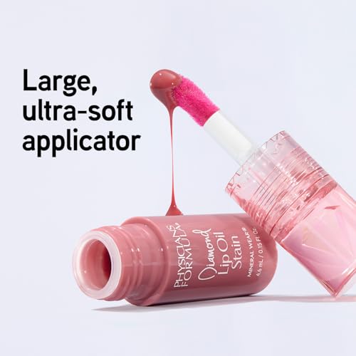 Physicians Formula Mineral Wear Diamond Lip Oil Stain - Radiant Rose
