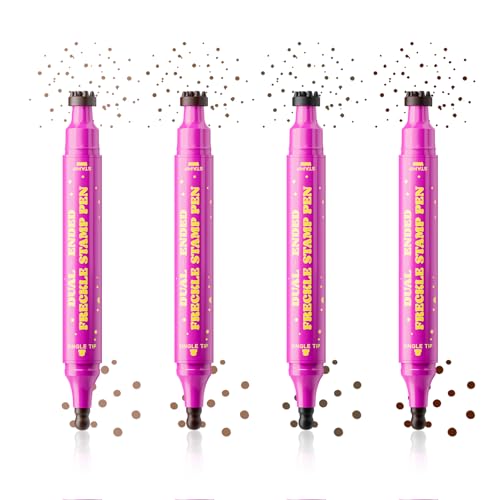 Jolilab Dual-Ended Freckle Pen - Dark Brown, Stamp & Precision Tip
