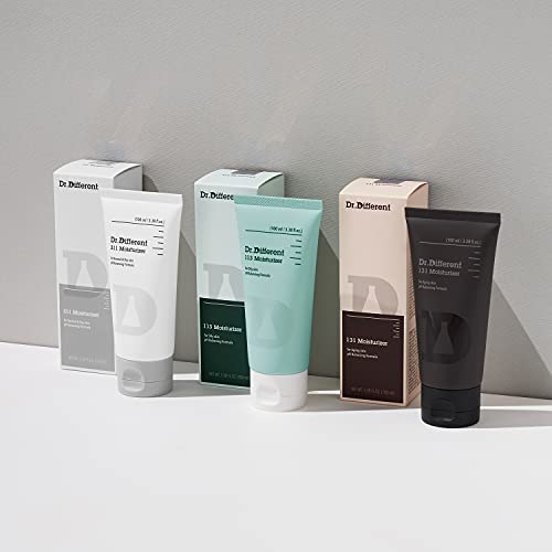 Dr.Different 311 Moisturizer for Dry Skin - Ceramide Face Hydrating Cream, Hypoallergenic Skin Barrier Lotion, 3.38 oz