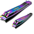 FiriKer Rainbow Nail Clippers Set with Nail File - Fingernail & Toenail Trimmers