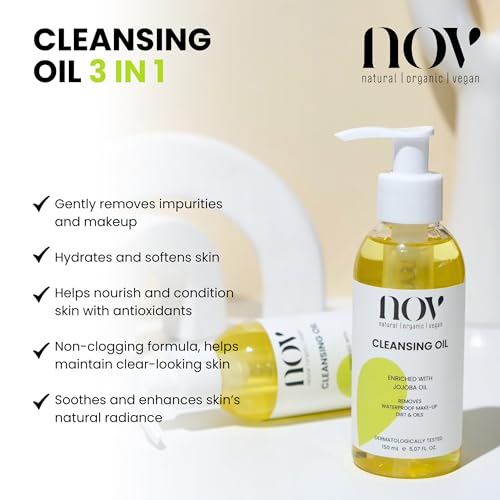 NOV Cleansing Oil - Waterproof Makeup Remover with Almond Oil