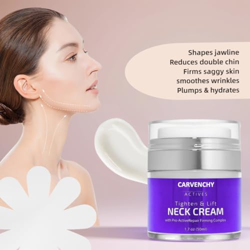 Neck Firming and Lifting Cream | Age-Defying Neck Cream | Smooth Even Skin Tone | Supports Skin Elasticity | Hydration Firms and Contours | Neck and Chest Care |for dark spots|All Skin Types -1.7fl.oz