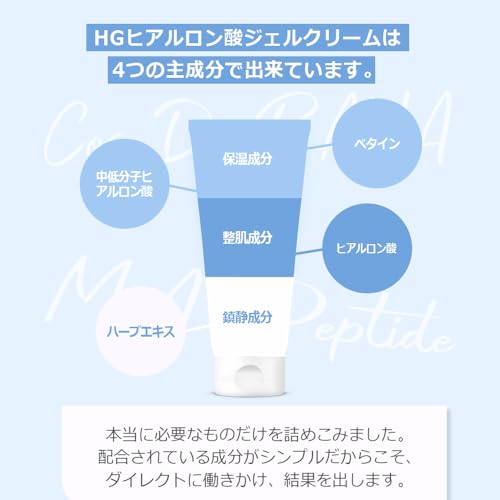Cos De BAHA Hyaluronic Acid Complex Gel Cream 120ml 4 Fl Oz ? Lightweight Hydrating Gel Cream with Multi-Hyaluronic Complex, Niacinamide & Aloe (45 ml)