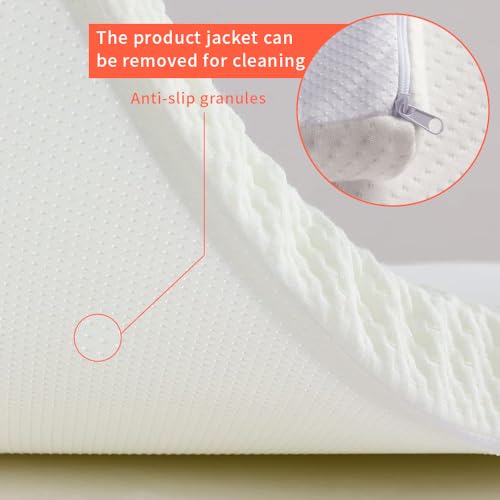 Memory Foam Lash Bed Topper - Non-Slip Massage Table Pad (73x24x2 Inch)