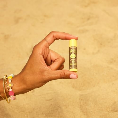 Sun Bum SPF 30 Sunscreen Banana Lip Balm - Moisturizing Aloe Vera and Vitamin E - Vegan and Cruelty Free - Broad Spectrum UVA/UVB Lip Protection - 0.15 oz Stick (Pack of 3)