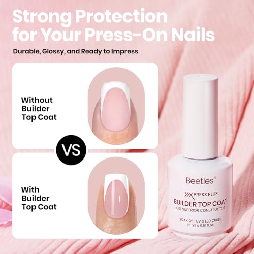 Beetles Fast Dry Nail Glue & Builder Top Coat Set