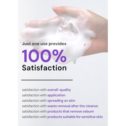 THANKYOU FARMER Pollufree pH-Balanced Cleansing Foam - Korean Face Wash for Sensitive Skin, Hyaluronic Acid Hydrating Facial Cleanser 4.22 fl.oz