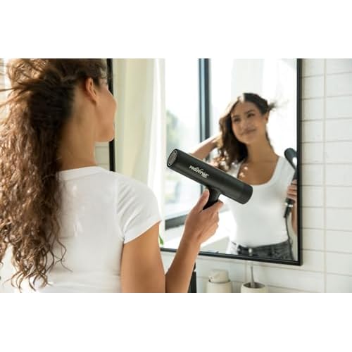 Jerdon Hair Dryer with High Speed Low Noise Brushless Motor for Fast Drying and Includes Acessories - JHD100KB