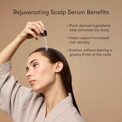 Odele Rejuvenating Scalp Serum with Rosemary and Vitamin E to Support Hair Density and a Balanced Scalp, for all Hair Types, 2 Fl Oz