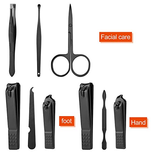 Aceoce 7-Piece Manicure Set with Stainless Steel Nail Clippers