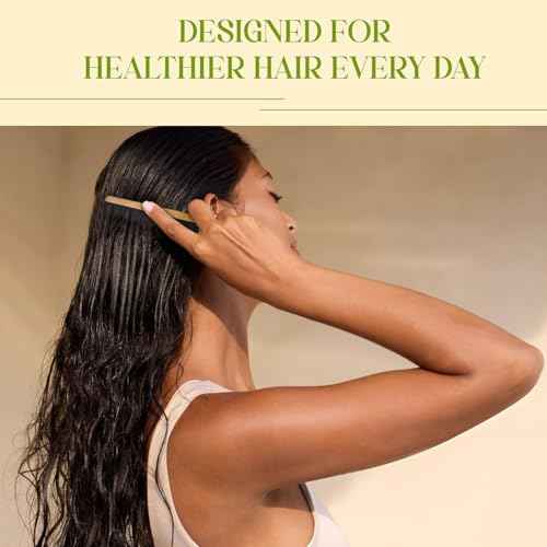 OBW Bamboo Wide Tooth Comb ? Detangler for Curly, Thick & Natural Hair ? Dimensions: 5.8x2.1 in, 1.1 oz - Lightweight & Durable Bakelite-Infused Comb for Men & Women ? Anti-Frizz Hair Tool by ORW