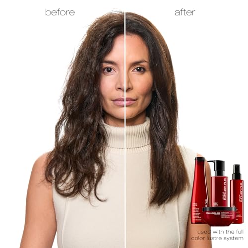 shu uemura art of hair Color Lustre Multi-Benefit Spray For Color-Treated and Dry Hair - Protects Against UV Damage, Protects Vibrancy, Reduces Fading