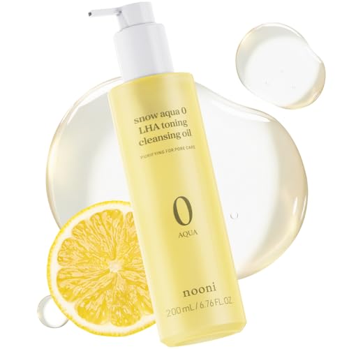 NOONI Snow Aqua LHA Cleansing Oil - Pore Purifier & Makeup Remover