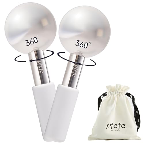 360 Rotating Ice Globes for Face & Eyes – Cooling Facial Roller