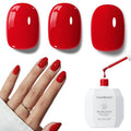 Classic Red Gel Nail Polish 18ML - High Gloss, Long-Lasting Shine