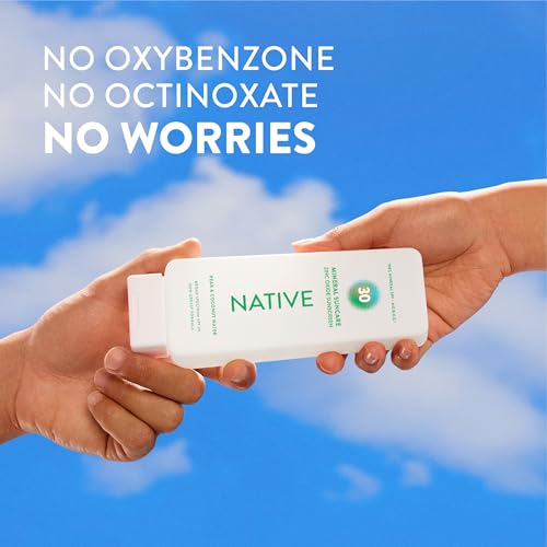 Native Mineral Sunscreen Lotion SPF 30 - No White Cast, 7 oz