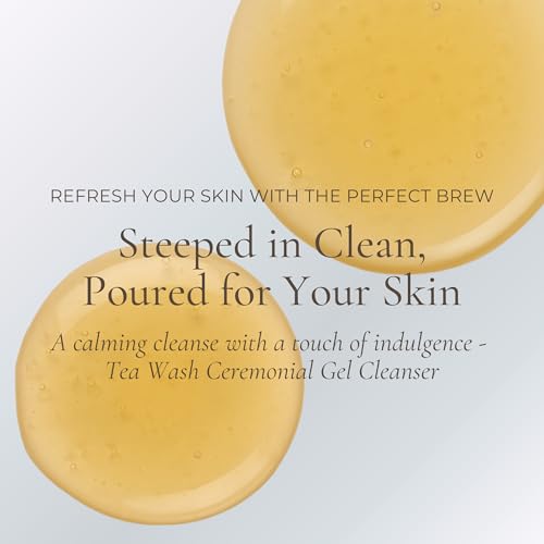 ILONA Tea Wash | Hydrating & Detoxifying Foaming Face Wash for All Skin | With Global Teas, Olive, & Oat Amino Acids | Soothing Tea Aroma | 5.0 oz.