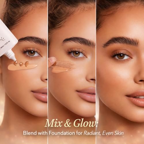 Glow Bronzing Drops Liquid Luminizer – 1.6 Fl Oz Bronze Shimmer Oil