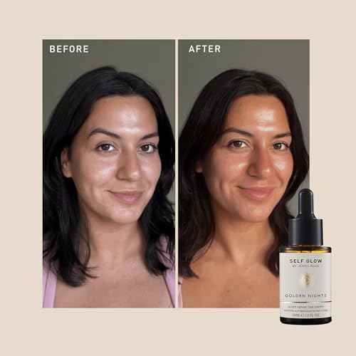 Self Glow by James Read - Golden Nights Sleep Repair Tan Drops | Hydrate, Rejuvenate, Moisturize with Hyaluronic Acid | Overnight, Buildable, Natural (30 mL | 1 fl oz)