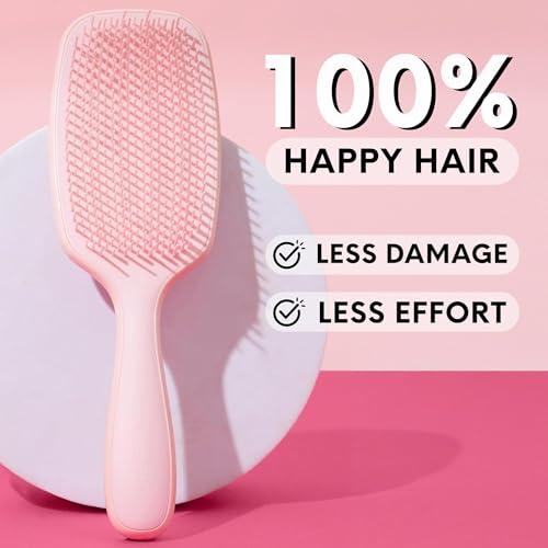 Lily England Detangling Brush for Curly Hair - Wet & Dry Rose Gold