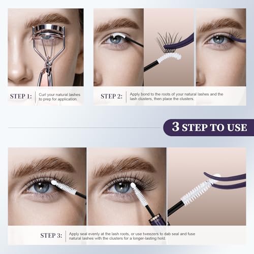 GlowVane Lash Bond and Seal - Waterproof Lash Glue for Clusters