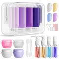 21-Pack Travel Bottles Set, TSA Compliant Leak-Proof Containers with Toiletry Bag