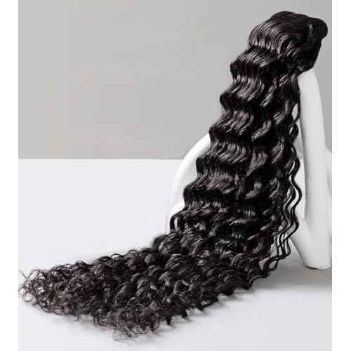 Raw Indian Human Hair Single Bundle,Triple Lifespan Than Regular Virgin Hair,In-Store Quality,Online Price! 100% Raw Indian Hair Bundles Deep Wave Raw Hair Bundles 14 Inch