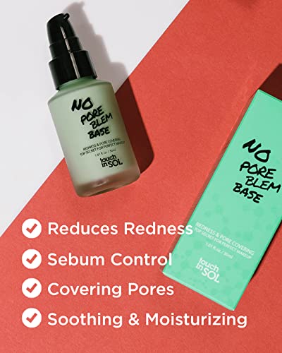 Touch In Sol Green Redness Correcting Primer - Pore Minimizing Base