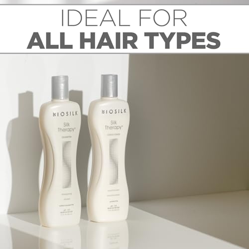BioSilk Silk Therapy Shampoo & Conditioner Set, 12 Oz Each