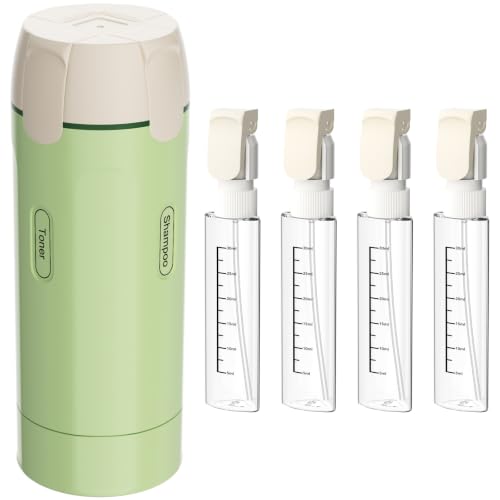 4-in-1 Travel Dispenser Bottle - Leak-Proof Toiletry Container