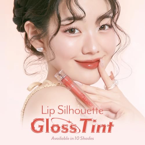 I'M MEME Lip Silhouette Gloss Tint - 05 Minimal Pink | Best Tinted Lip Gloss, Highly Pigmented, Long Lasting, Hydrating & Moisturizing, Light-weight, Glossy Finish, Buildable, 4mL