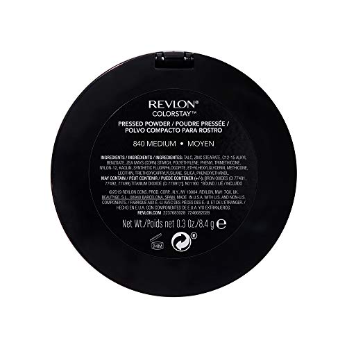Revlon ColorStay Pressed Powder, Medium 840, Oil-Free Shine Control