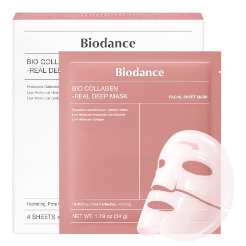BIODANCE Bio-Collagen Deep Hydrogel Face Mask - Pack of 4