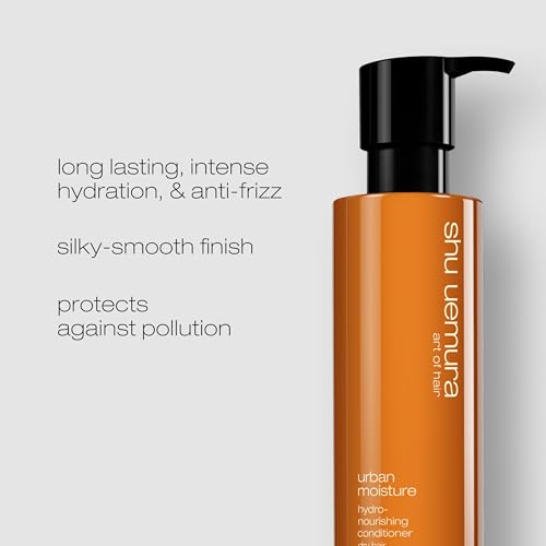 shu uemura art of hair Urban Moisture Hydro-Nourishing Deep Conditioner - Detangles, Smooths, and Reduces Frizz, Hydrates and Nourishes Dry Hair, Fights Pollution