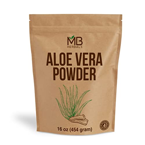MB Herbals Aloe Vera Powder 16 oz - Natural Skin & Hair Care
