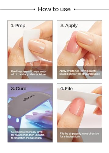 ohora Easy Peel Remover - Gentle Gel Nail Strip Remover with Dropper