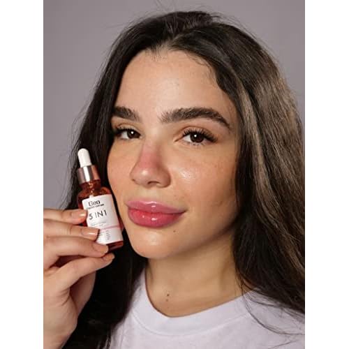 Geo Facial - Serum 5 in 1 - Facial serum with hialuronic acid, vitamin E, Vitamin C, Collagen, Niacinamide avoid acne, dark spots, correct skin tone, maximum hidration